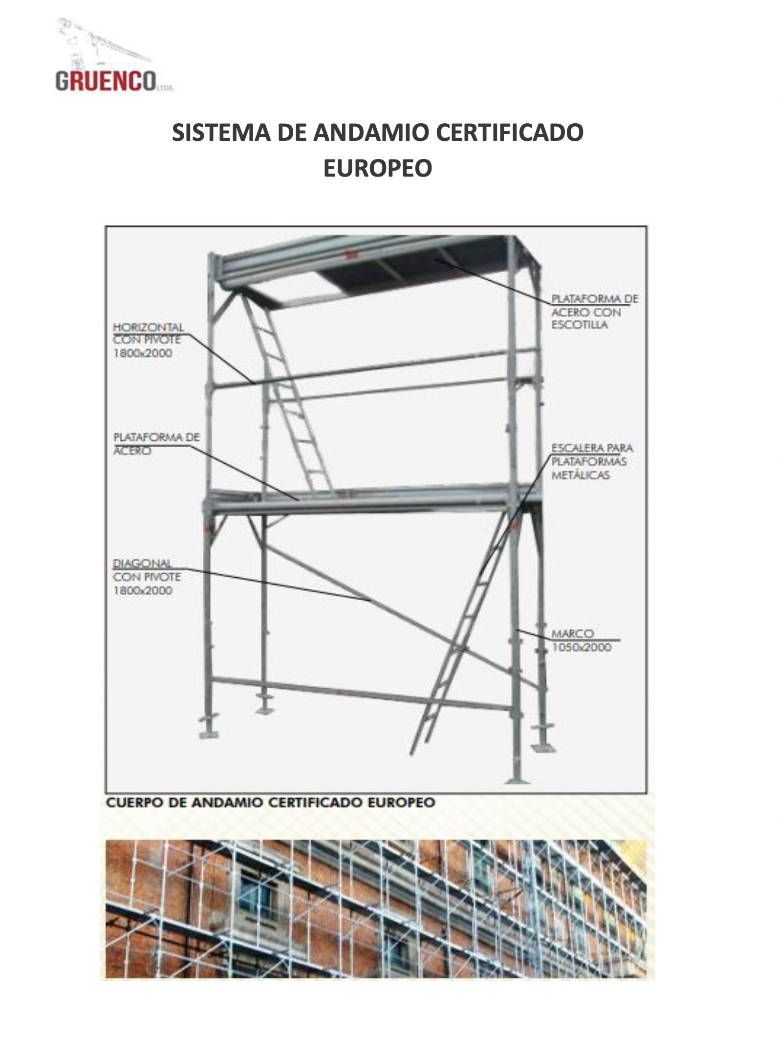 ANDAMIOS B